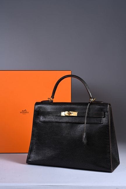 HERMES, Tasche Modell „Kelly“ aus schokoladenbraun