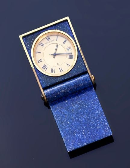 JAEGER-LECOULTRE Tischwecker aus Metall, Messing u