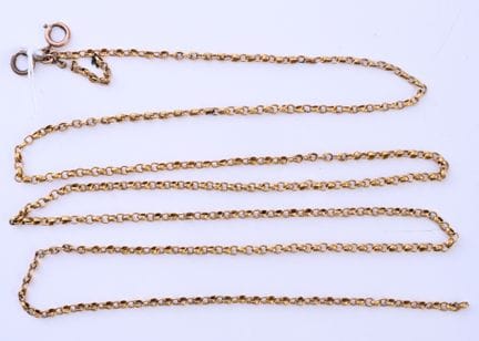 Halskette aus 750er Gelbgold mit rundem Forçat-Gli