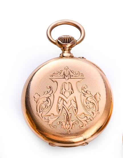 VACHERON &amp; CONSTANTIN, Taschenuhr aus 750er Go
