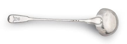 Eintopf-Löffel aus Silber, 1. Feingehalt (950°/°°)