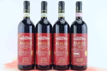 Barolo Falletto Vigna le Rocche Riserva Étiquette 