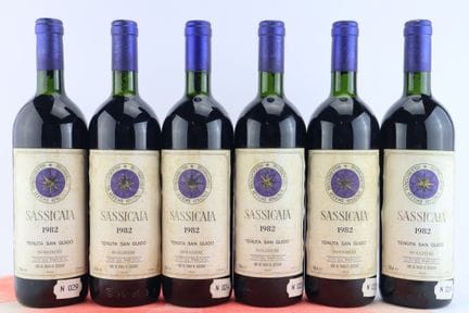 Sassicaia Tenuta San Guido 1982
Bolgheri Sassicaia