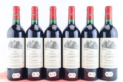 Château L'Evangile 1995
Pomerol
6 bt
E
Capsule dan