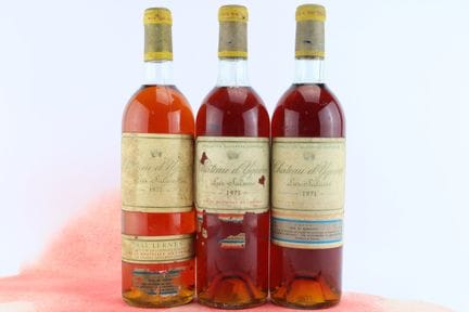 伊肯酒庄
索泰尔纳，一级特级酒庄
1977年 - 1瓶
1971年 - 2瓶
3瓶
MB
酒标严重破