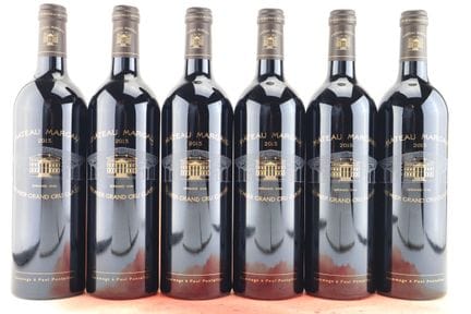 Château Margaux 2015
Margaux, 1er cru classé
6 bou