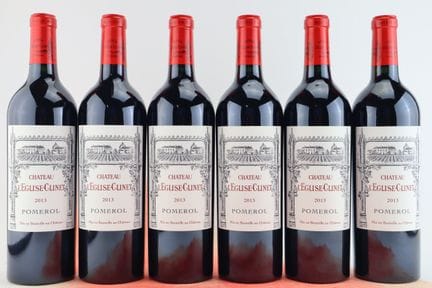 Château l'Eglise Clinet 2013
Pomerol
6 bt - csl
E
