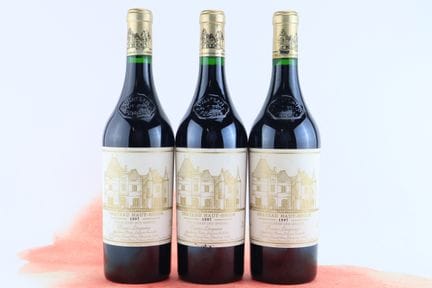 1997年份奥布里昂酒庄
佩萨克-莱奥尼昂（格拉夫），一级庄
3瓶 E
1瓶标签略有破损
1瓶封帽破