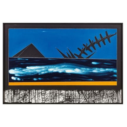 FRANCO ANGELI (Rom 1935 – 1988) Landschaft mit Chr