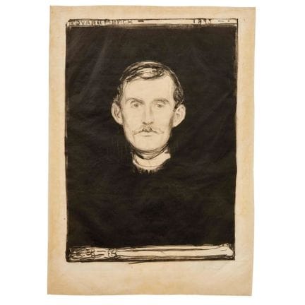 EDVARD MUNCH 
 (Loten, 1863 - Oslo, 1944) 
 Autorr