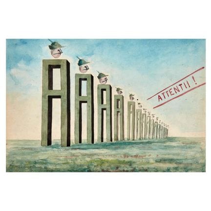 PASQUALINO CANGIULLO (Italia, 1900-1975) ¡Atención