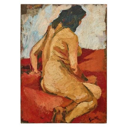 RENATO GUTTUSO 
 (Bagheria 1911 - Roma 1987) 
 Nud