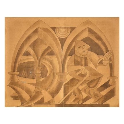 FORTUNATO DEPERO (Fondo 1892 - Rovereto 1960) El m