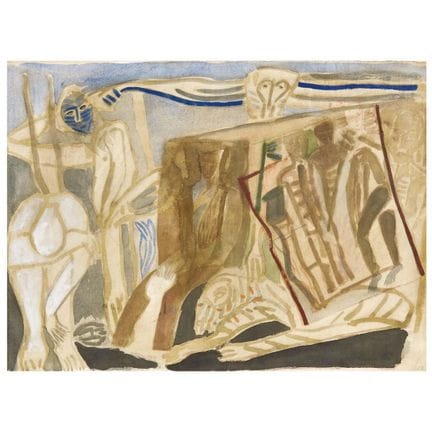 MIMMO PALADINO (Paduli 1948) Untitled 1982 gouache