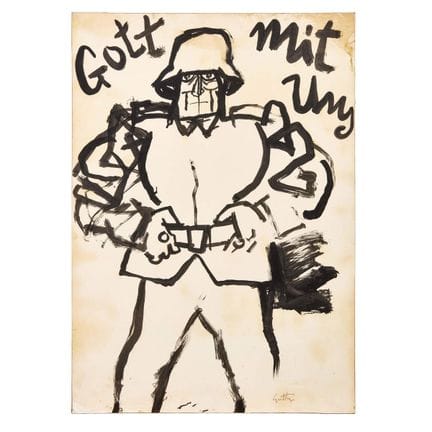 RENATO GUTTUSO 
 (Bagheria 1911 - Roma 1987) 
 Got