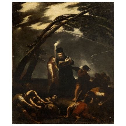 Pintor emiliano, siglo XVIII
ESCENA DE EXORCISMO
ó