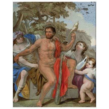 Pintor napolitano, siglo XVIII
HÉRCULES Y ONFALE
ó