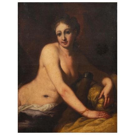Pintor veneciano, siglo XVII
FIGURA FEMENINA
óleo 