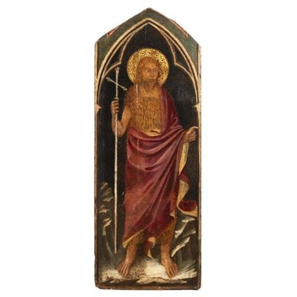 Pintor toscano, siglos XIV-XV
SAN JUAN BAUTISTA
te
