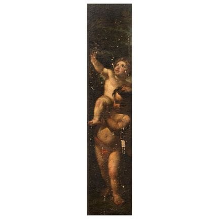 Escuela romana, siglo XVII
JUEGO DE PUTTI
óleo sob