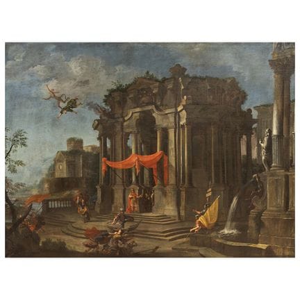Pintor napolitano, siglo XVII
LA CAÍDA DE SÍMON EL