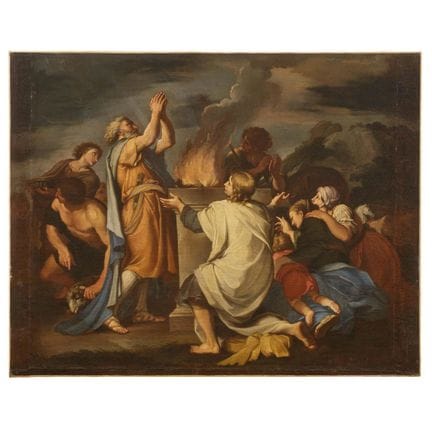Discípulo de Carlo Maratta, siglo XVIII
EL SACRIFI