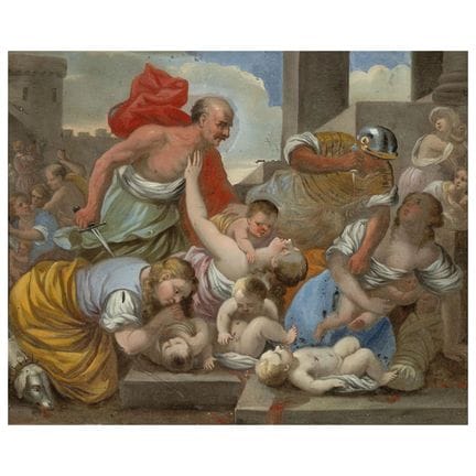Pintor napolitano, siglo XVIII
LA MASACRE DE LOS I