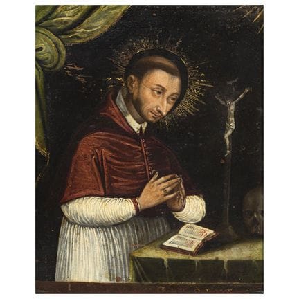 Escuela lombarda, siglo XVII
SAN CARLOS BORROMEO
ó