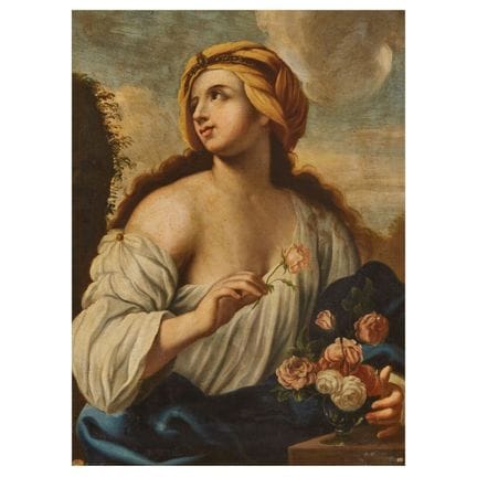 Escuela napolitana, siglo XVII
FLORA
óleo sobre li