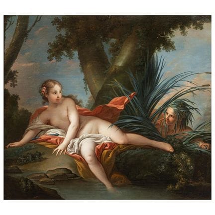 Pintor francés, siglo XVIII
LA NINFA SIRINGA SORPR