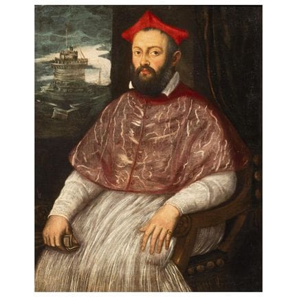 Pintor veneciano, siglo XVI
RETRATO DE UN CARDENAL