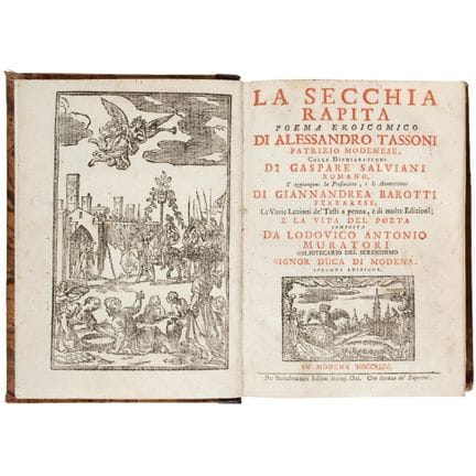 Tassoni, Alessandro. *La secchia rapita*. Modena: 