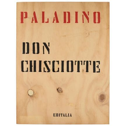 Paladino, Mimmo, and Giuseppe Conte. Don Quixote. 