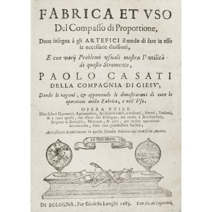 Casati, Paolo. *Fabrica et uso del compasso di pro