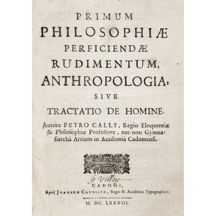 Cally, Pierre. *Primum philosophiae perficiendae r
