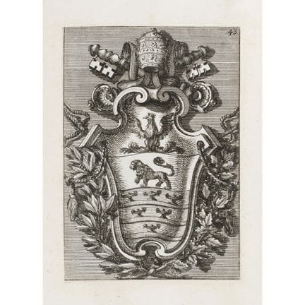 Rare Collection of Roman Coats of Arms, Rare Colle