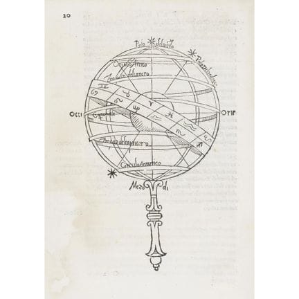 Sacrobosco, Giovanni. *La sfera*. Translated, revi