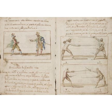 [de Capoferro, Ridolfo]. Esgrima. Siglo XVII. Fasc