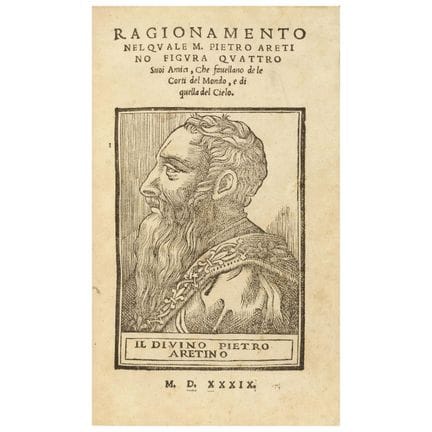 One of the dialogues that brought Aretino eternal 