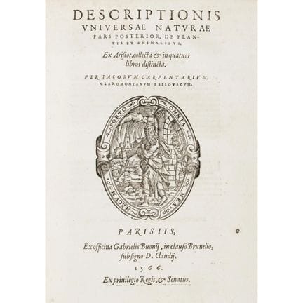 Charpentier, Jacques. *Descriptionis universae nat