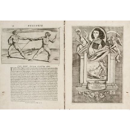 Morsicato Pallavicini, Giuseppe. La scherma illust