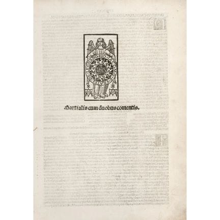 Marcial. Martialis cum duobus comentis. Milán, Sci