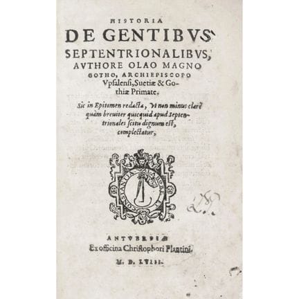 Magno, Olao. Historia de gentibus septentrionalibu