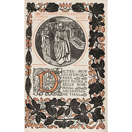 Villon, François. *Les Ballades*. London, Hacon an