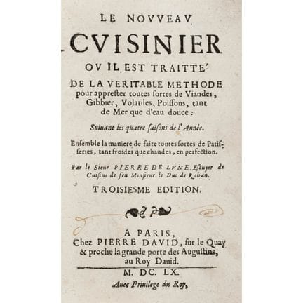 De Lune, Pierre. *Le nouveau cuisinier, or A Treat