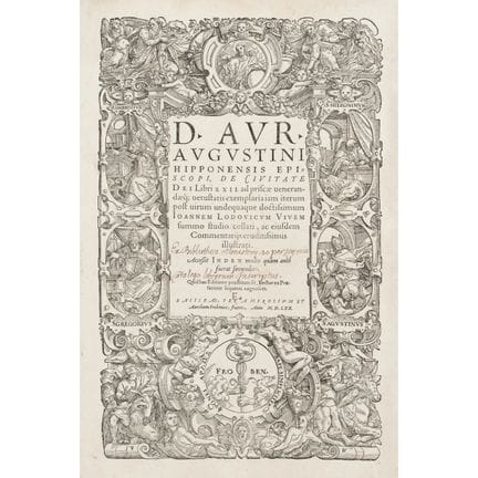 Folio volume containing St. Augustine’s *De civita