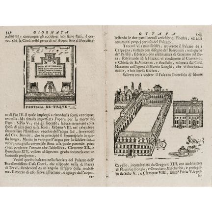 Ancient and Modern Rome. Rome, Bartolomicchi, 1775