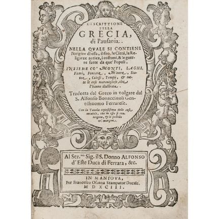 Pausanias. Descripción de Grecia, en la que se rec