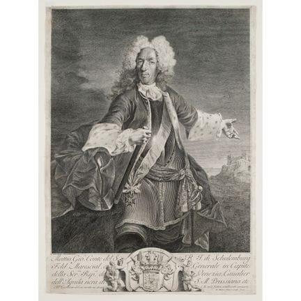 [Venice] Pitteri, Giovanni Marco. Portrait of Coun