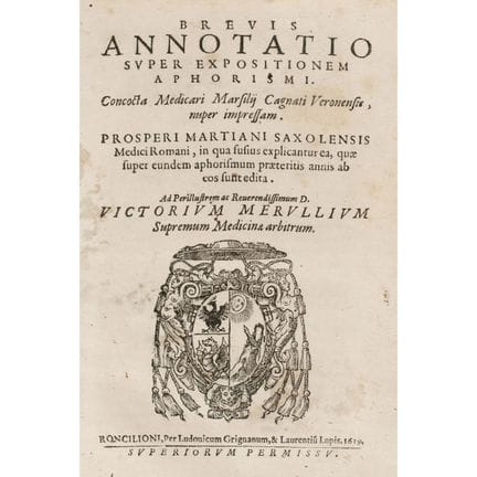 Marziani, Prospero. Brevis annotatio super exposit